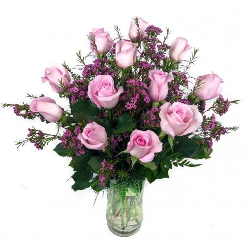 Light Pink Rose Vase